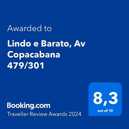 Lindo E Barato, Av Copacabana 479/301 ريو دي جانيرو المظهر الخارجي الصورة