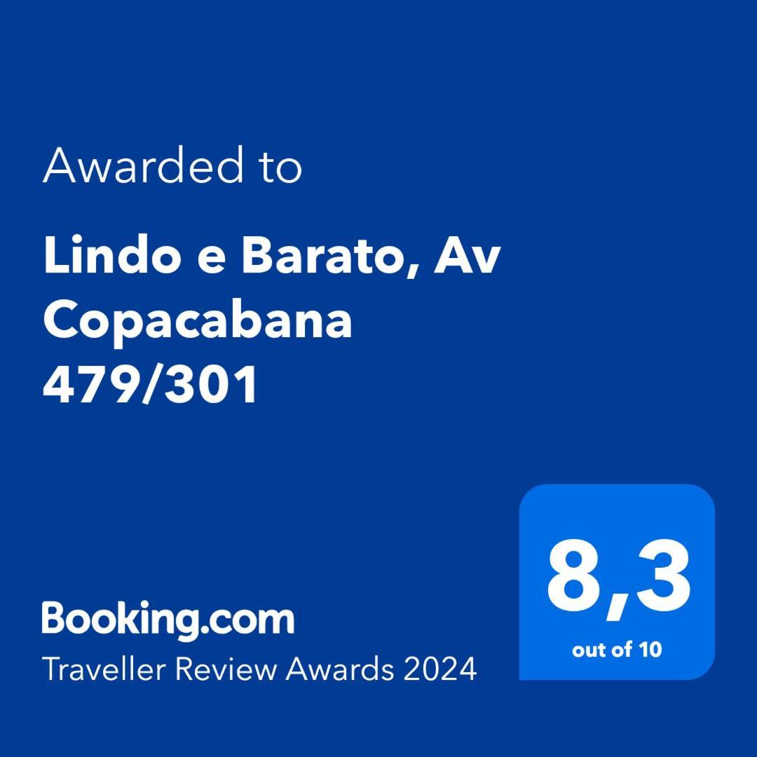 Lindo E Barato, Av Copacabana 479/301 ريو دي جانيرو المظهر الخارجي الصورة